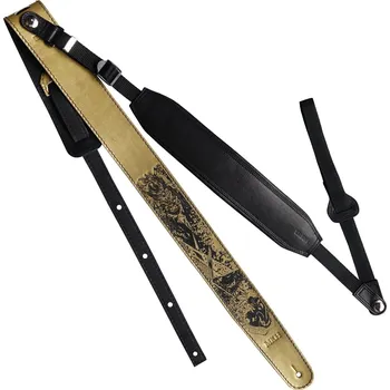 Kytarový popruh Richter Matt Heafy Signature Ibaraki Gold/Black Kytarový pás