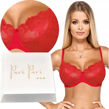 Dámské spodní prádlo Měkká podprsenka Cleo II Paripari červená 75G