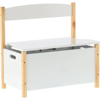 úložný prostor na hračky Truhla na hračky Chomik 60 x 56 cm bílá