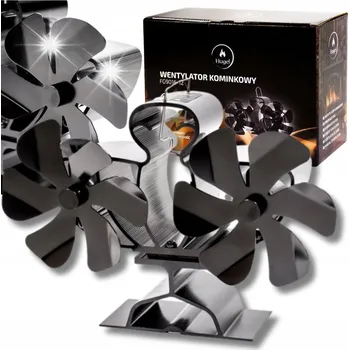 Krbový ventilátor DVOJITÝ TERMOELEKTRICKÝ VENTILÁTOR KE KRBU - ROZVOD TEPLÉHO VZDUCHU