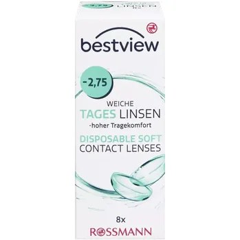 Kontaktní čočky Best View Denní kontaktní čočky -2,75 8 ks