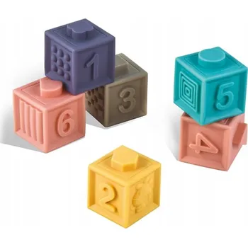 ostatní stavebnice Sada Měkké Číslice stavebnice Senzorické 6 ks