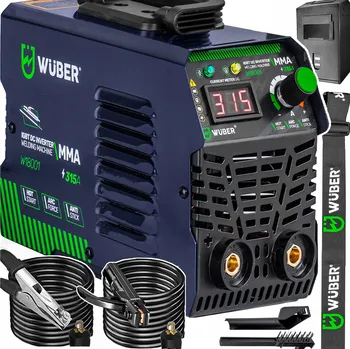 Svářečka Invertorová svářečka Wuber 20-315 A 230 V 3,7 kVA