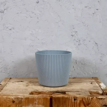 Květináč Prosperplast plastový květináč Milly round light grey Ø 14 cm