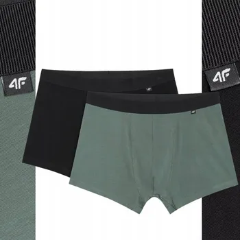 Boxerky Pánské boxerky (2 kusy) 4F 4FWAW25UBXSM062