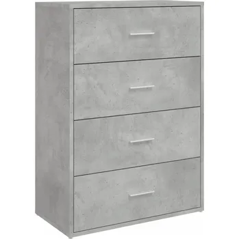 Komoda VidaXL 840502 Komoda se zásuvkami 60 x 31 x 84 cm šedá