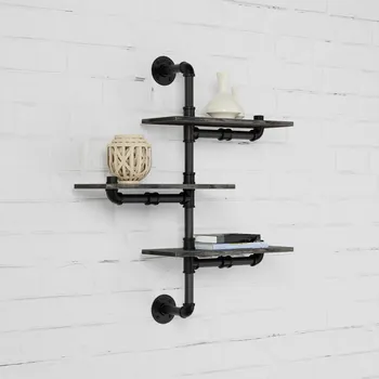 Šatní skříň Walteco Trojitá police Rusticline