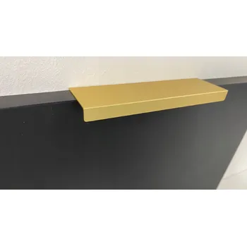 Nábytkové kování Úchytka hranová F9 L-1000 mm ZLATÁ MATNÁ typ VERA