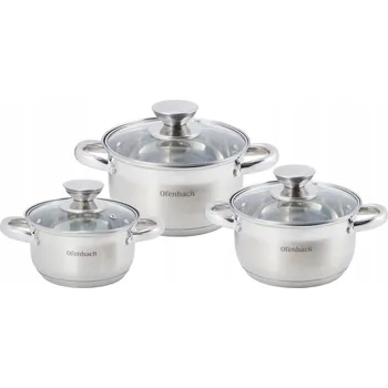 Hrnec Sada hrnců nerezová ocel Ofenbach , 6dílná