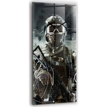 Hodiny Nástěnné hodiny Wallfluent černé 30 cm