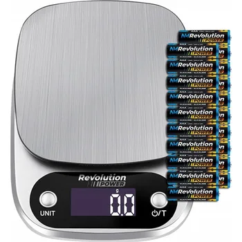 Kuchyňská váha KUCHYŇSKÁ ELEKTRONICKÁ VÁHA LCD PŘESNÁ 0,1G / 5000G + BATERIE AAA 20ks