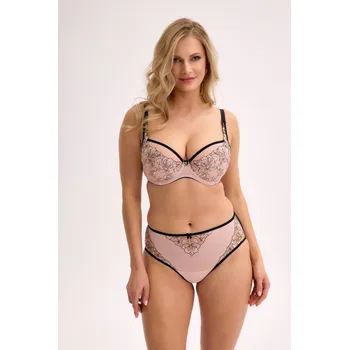 Podprsenka POLOMĚKKÁ PODPRSENKA XENIA ART. 1332 ČERVENÁ;ČERNÁ 80G