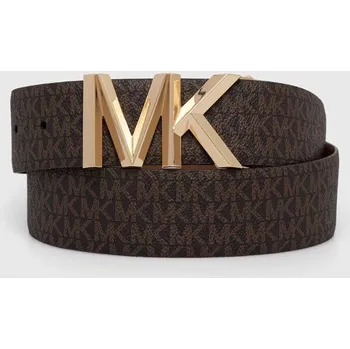 Opasek Oboustranný kožený pásek MICHAEL Michael Kors 558818 hnědá 89X, vel. L