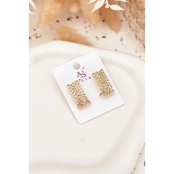 Dámská halenka Dámské náušnice z chirurgické oceli zlaté univerzální