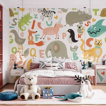 Tapeta Sablio Tapeta Zoo abeceda - 125x75 cm