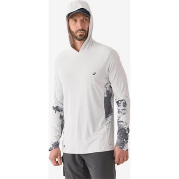 Dámská mikina CAPERLAN Rybářské tričko s kapucí s UV ochranou 500 UPF50+ L