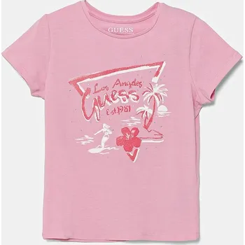 Dětské tričko Guess J5GI30.K6YW4.PPYA růžová 30X, vel. 158-166