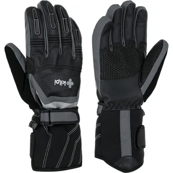 Rukavice Pánské lyžařské rukavice Kilpi STREIF-U černé M