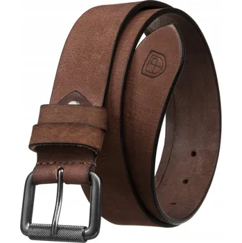 Opasek Pásek pánský kožený hnědý ke kalhotám džínů klasický PETERSON kůže