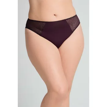 Kalhotky Triola vysoké brazilky tmavě fialové 37884 - BV40/lilková / 90 f37884-40