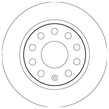 Brzdový kotouč Brzdový kotouč LUCAS DF6553