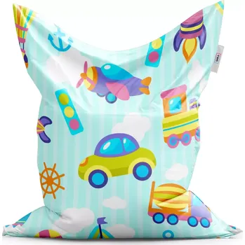 Sedací pytel Sablio Sedací vak Classic Autíčka - 150x100 cm