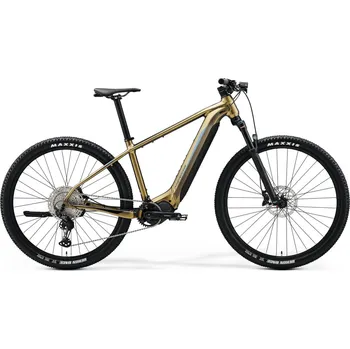 Jízdní kolo Horské elektrokolo MERIDA eBIG.NINE 775 Silk Sparkling Gold (Blue/Blk) - M/17" 2024