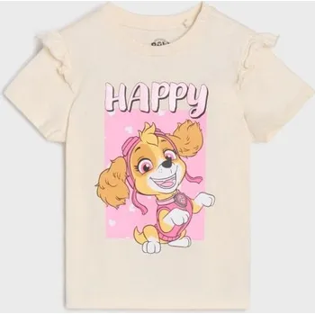Dívčí oblečení Sinsay - Tričko PAW Patrol - krémová - 484EJ-01X - 484EJ-01X-86