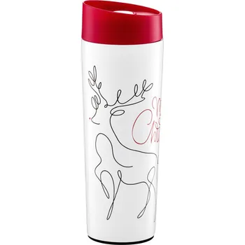 Rychlovarná konvice AMBITION Termohrnek 340 ml Line Art Reindeer