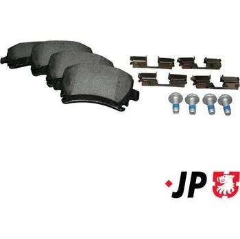 Brzdová destička Sada brzdových destiček, kotoučová brzda JP GROUP 1163705410