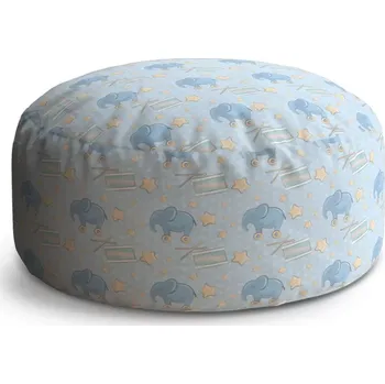 Taburet Sablio Taburet Circle Stavebnice a vláčky: 38x48 cm