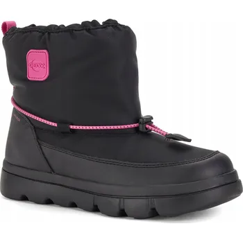 Dívčí sněhule ČERNÉ DĚTSKÉ SNĚHULE PRO DÍVKU GEOX WILLABOOM R31