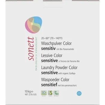 Prací prášek Pomačkaný obal SONETT Prášek na praní COLOR - Sensitive 10 kg + doprava zdarma + dárek lavera Šampon Freshness & Balance 250 ml zdarma