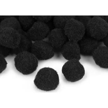 Bambulka Ø20 mm, malé, 22 (20 mm) černá