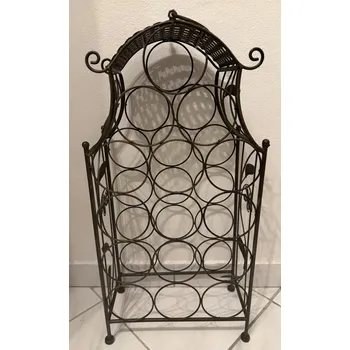 Stojan na víno Kovový stojan na víno Romantic 15 láhví