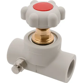 PPR ventil přímý s vyp. ventilem 20 mm