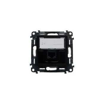 spínač Legrand 75C5UC2 VALL-2XRJ45 C5E UTP ČERNÁ LIN