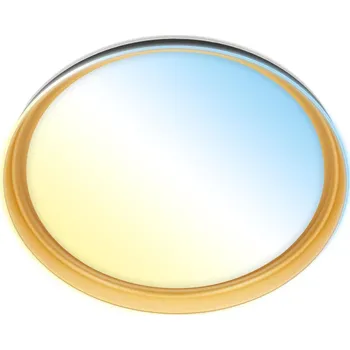 BRILONER Gima stropní svítidlo pr.51 cm - 48W, 5200lm, LED, stmívatelné, dálkový ovladač, CCT, černá/zlatá 3943015