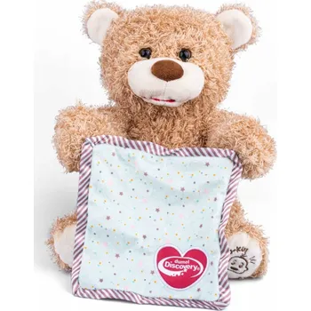 plyšák Interaktivní Plyšová Hračka, plyšák Medvídek Kuku pro děti od 18 měsíců, Dumel