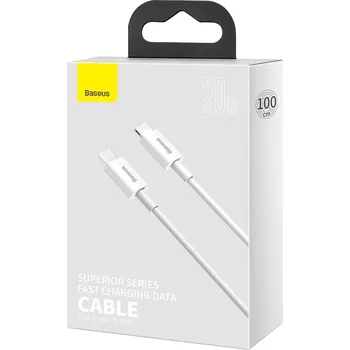 Datový kabel Kabel 100 USB typ C - Apple Lightning 1 m bílý