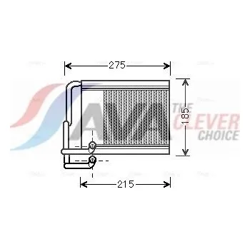 Výměník tepla, vnitřní vytápění AVA COOLING SYSTEMS HY6213