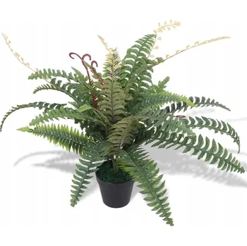 umělá květina zahrada-XL Umělá rostlina kapradina s květináčem 60 cm zelená 244438