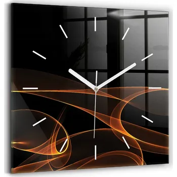 Hodiny Nástěnné hodiny Wallfluent černé 30 cm