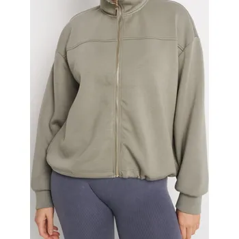 Pánská mikina Sinsay - Mikina na zip se stojáčkem - zelená - 024FJ-78X - 024FJ-78X-XL