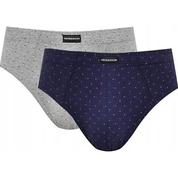 Pánské spodní prádlo Pánské slipy HENDERSON K614 BAVLNA 2 kusy v balení, velikost 3XL