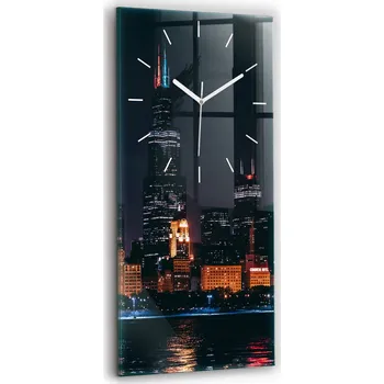 Hodiny Nástěnné hodiny Wallfluent černé 30 cm