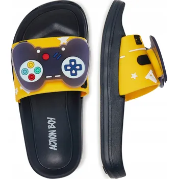 Pánské pantofle Action Boy pantofle Chlapci žlutý P3047079K