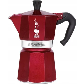 Moka konvice Kávovar Bialetti Moka Express 3tz Červený Deco Glamour
