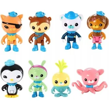 Figurka Figurka z pohádky Octonauts, 8 ks, plastová, pohyblivá, pro děti od 4 let