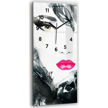 Hodiny Nástěnné hodiny Wallfluent černé 30 cm